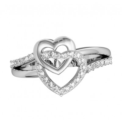 Sparkling Hearts Ring